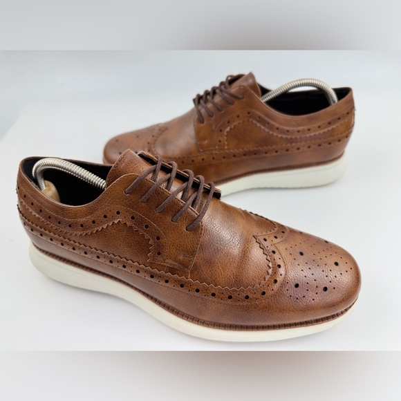 Van Heusen Luke Memory Foam Comfort Oxford Wing-Tip Shoes, Men's Size 11.5M - Picture 9 of 11